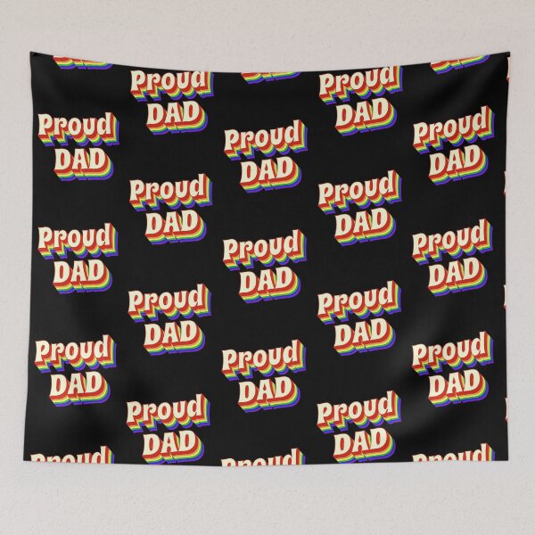 Item preview, Proud Dad Rainbow designed and sold by PeachesMommy.