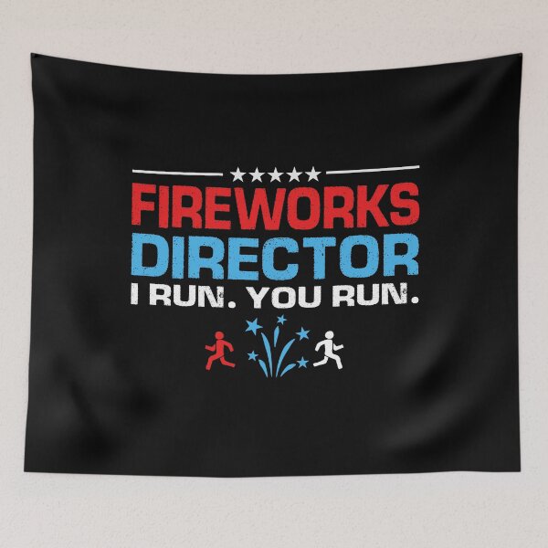 Item preview, Fireworks Director I Run You Run Funny 4th of July Patriotic designed and sold by EIMgraphic.