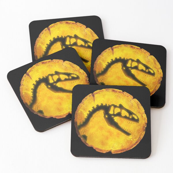 Item preview, logo Allosaurus amber designed and sold by Grimtech Workshop.