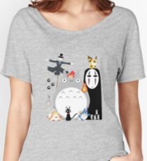 Studio Ghibli Gang Women's Relaxed Fit T-Shirt
