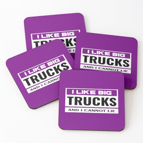 Item preview, I LIKE BIG TRUCKS and I Cannot Lie, Father's Day Gift, Truckers, Truck Lovers designed and sold by Monique Prince.