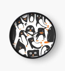 Penguin Party Clock