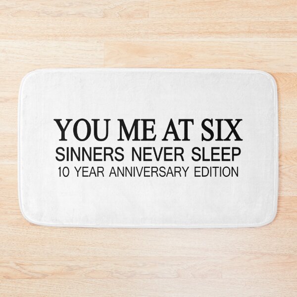 Item preview, You Me At Six Merch Sinners Never Sleep designed and sold by RommaniShop.