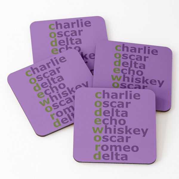 Item preview, Code Word - Code Word No 1 designed and sold by Fun Funky Designs.