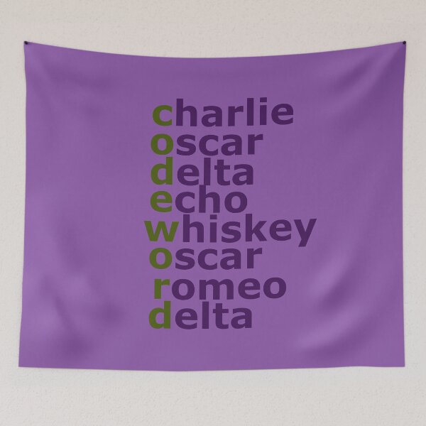 Item preview, Code Word - Code Word No 1 designed and sold by Fun Funky Designs.