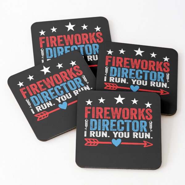 Item preview, Funny Fireworks Director I Run You Run 4th of July Patriotic designed and sold by EIMgraphic.