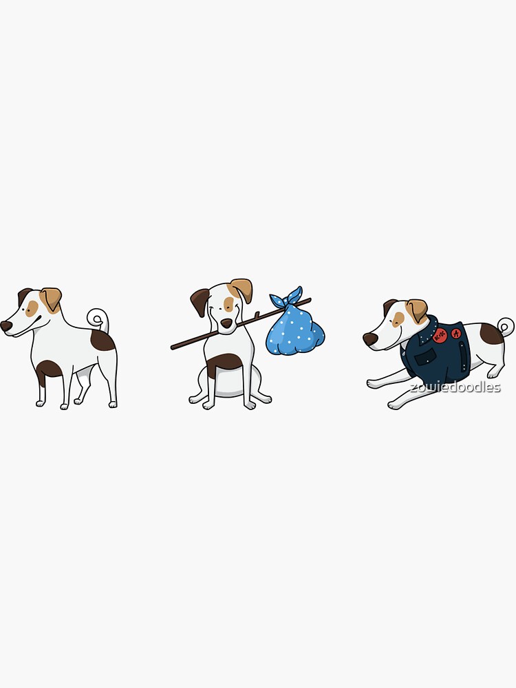 "Cute Beagle " Sticker for Sale by zowiedoodles Redbubble