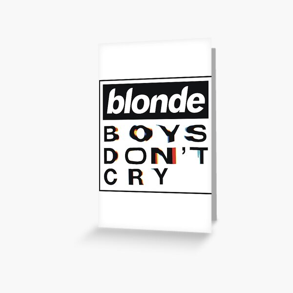 Frank Ocean Merch Blonde Boys Dont Cry