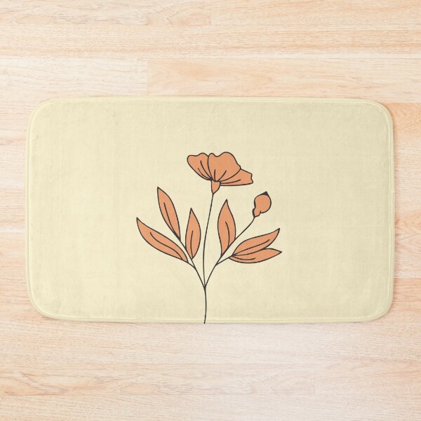 Item preview, Minimalist Aesthetic Orange Flower designed and sold by cerenalkan.