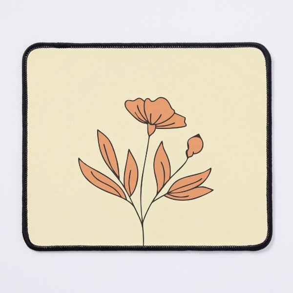 Item preview, Minimalist Aesthetic Orange Flower designed and sold by cerenalkan.