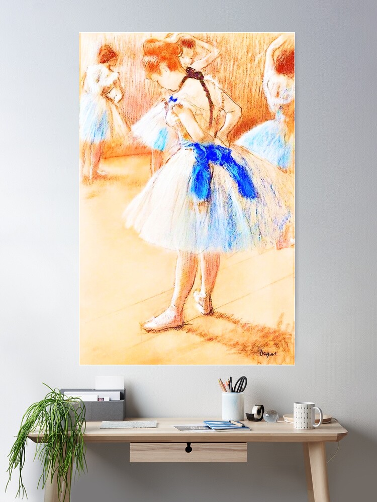 Edgar Degas Print, the Dance Class Exhibition Poster