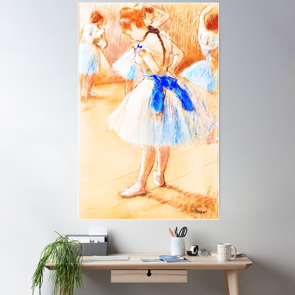 Edgar Degas Print, the Dance Class Exhibition Poster