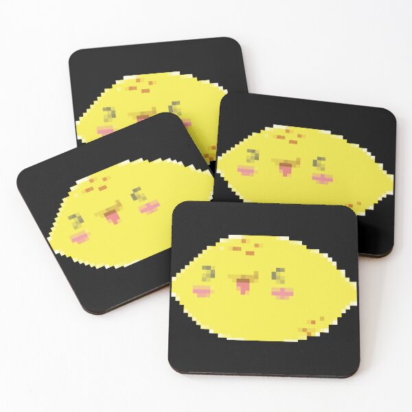 Item preview, Cute pixel art yellow lemon designed and sold by PrintsyGal.