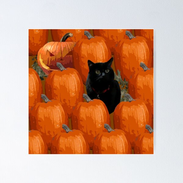 Item preview, Halloween Lurkers in the Pumpkin Patch on Brown Repeat 5748 designed and sold by Art in My Loft.