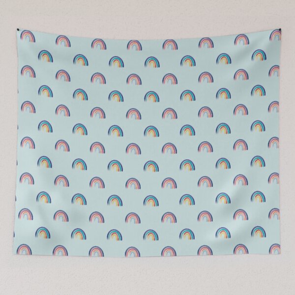 Item preview, rainbow print girl dress colorful backpack summer notebook  designed and sold by Lady Bruniere.