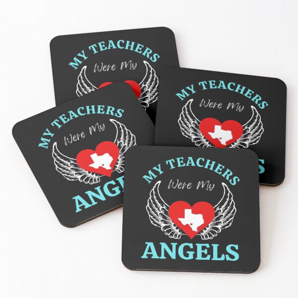 Item preview, My Teachers Were My Angels The Best Teacher Turquoise Design designed and sold by BestTeacher.