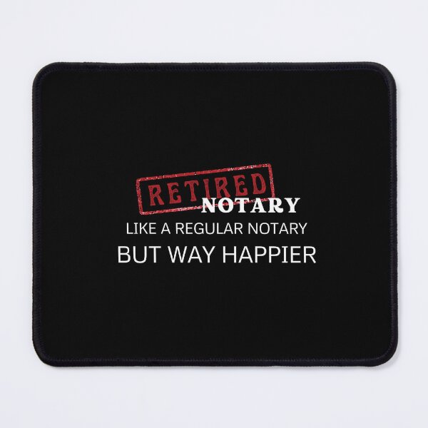 Item preview, Retired notary, like a regular notary but way happier designed and sold by yococo.
