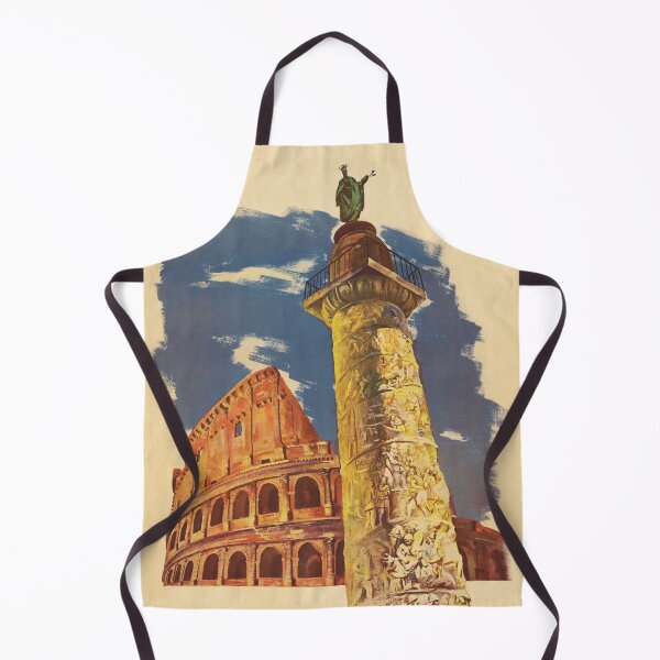 Item preview, ROMA Rome Metropolitan City of ITALY Colosseum ENIT Vintage Travel Poster designed and sold by retroposters.