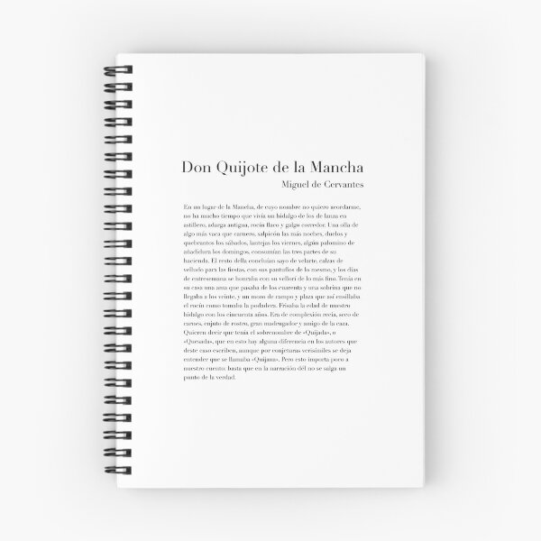 Item preview, Don Quijote de la Mancha de Miguel de Cervantes designed and sold by wisemagpie.