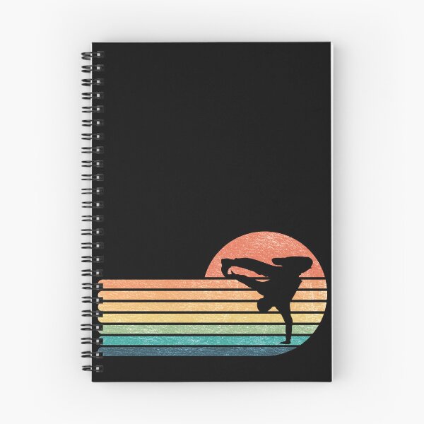 Item preview, Parkour / Breakdance - with retro vintage sunset color background designed and sold by Rhu Creations.