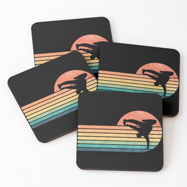 Item preview, Parkour / Breakdance - with retro vintage sunset color background designed and sold by Rhu Creations.
