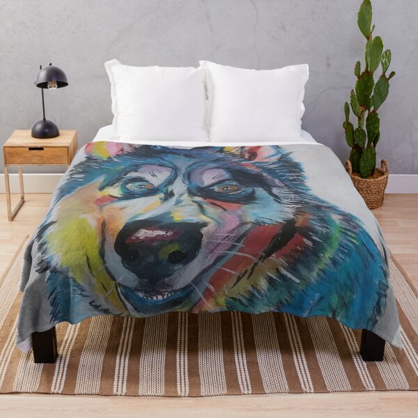 Item preview, Colourful Husky designed and sold by PennyNolanArt.
