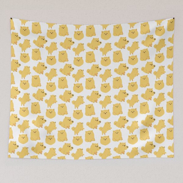 Item preview, Bundle of cute cream colored Pomeranians  designed and sold by You Store.