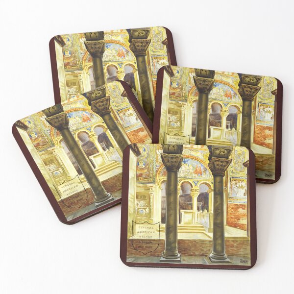 Item preview, RAVENNA ITALIA Basilica di San Vitale Vintage Travel Poster designed and sold by retroposters.