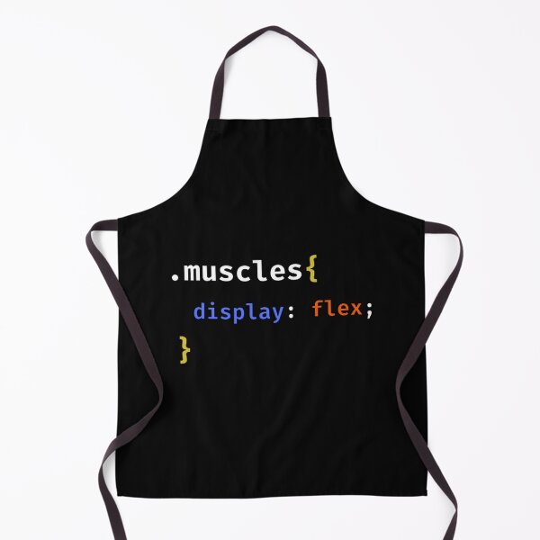 Item preview, Muscles display flex CSS humor designed and sold by TheCodeChic.