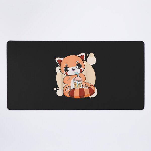 Item preview, Kawaii Pearl Bubble Tea Red Panda Boba Cute Anime designed and sold by Corelli87.