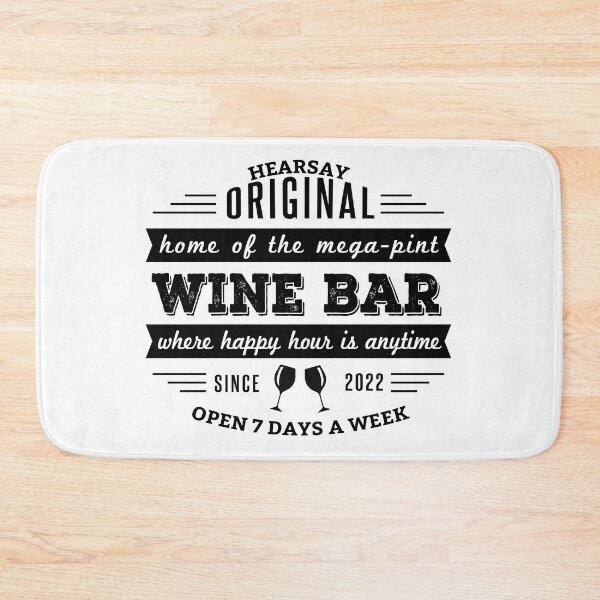 Item preview, Hearsay Wine Bar designed and sold by canossagraphics.