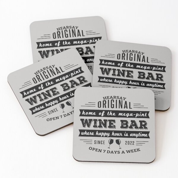 Item preview, Hearsay Wine Bar designed and sold by canossagraphics.