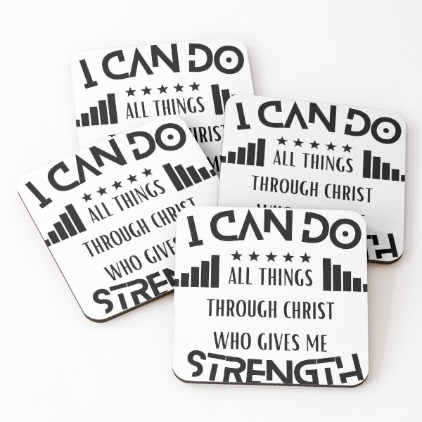 Item preview, I can do all things through Christ who gives me strength designed and sold by ThroughHisGrace.