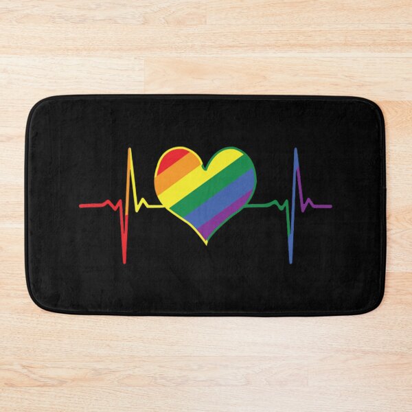 Item preview, LGBT Pride Heartbeat Pulse Rainbow designed and sold by BufFord71.