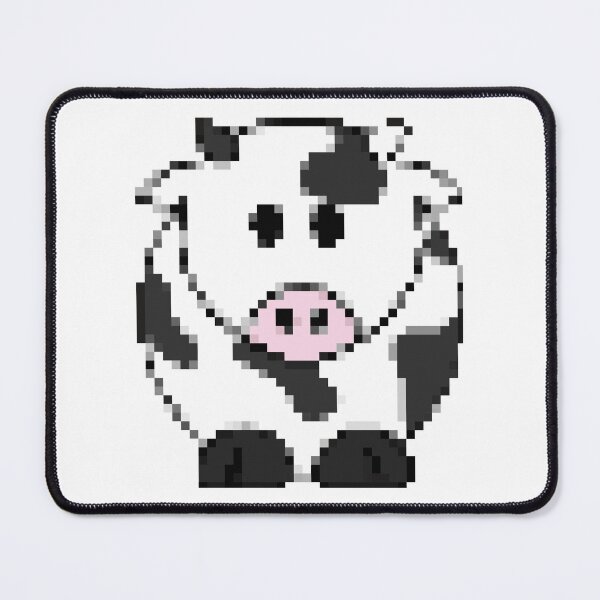 Item preview, Cute pixel art cow designed and sold by PrintsyGal.