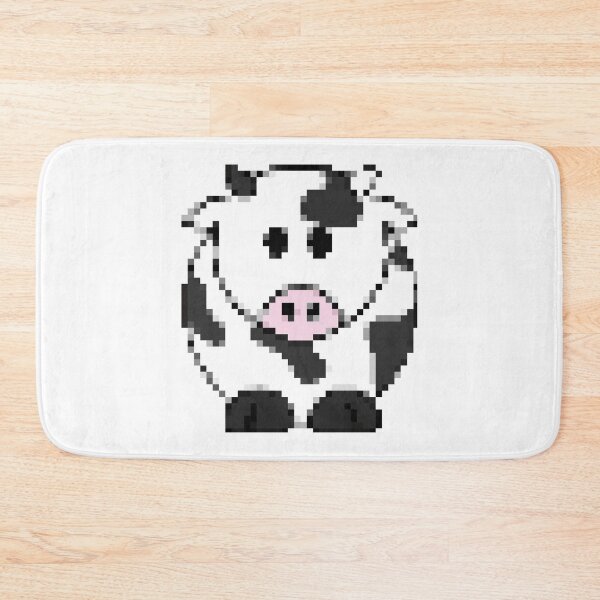 Item preview, Cute pixel art cow designed and sold by PrintsyGal.