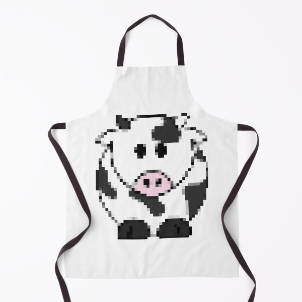 Item preview, Cute pixel art cow designed and sold by PrintsyGal.