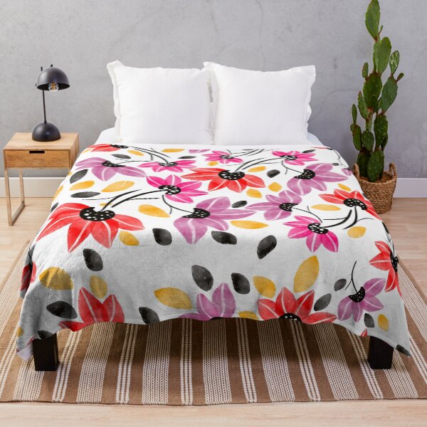 Item preview, Red Floral Pattern designed and sold by Nora Gad.