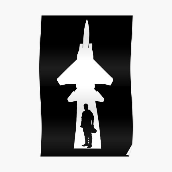 "Top Gun" Poster for Sale by Artsilhouette Redbubble