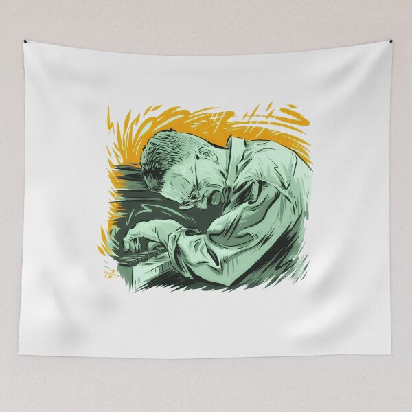 Item preview, Keith Jarrett - An illustration by Paul Cemmick designed and sold by TIGERDAVER.