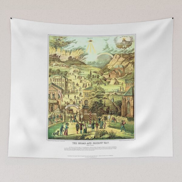 Item preview, Gawin Kirkham - Broad and Narrow Way - Tinted Edition designed and sold by Pictures With A Message.