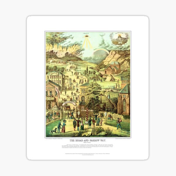 Gawin Kirkham - Broad and Narrow Way - Tinted Edition Sticker