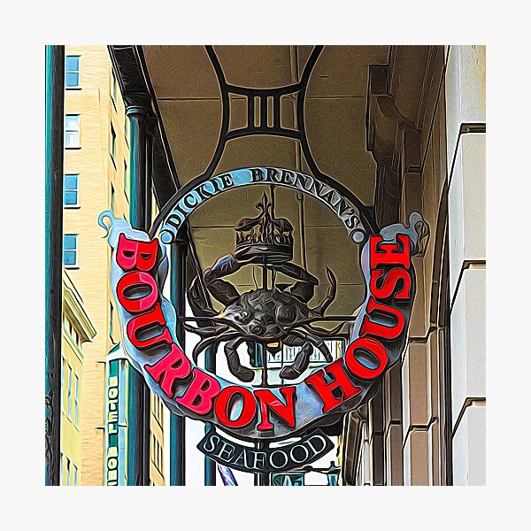 Item preview, Dickie Brennan's Bourbon House Seafood on Bourbon Street designed and sold by Debra Martz.