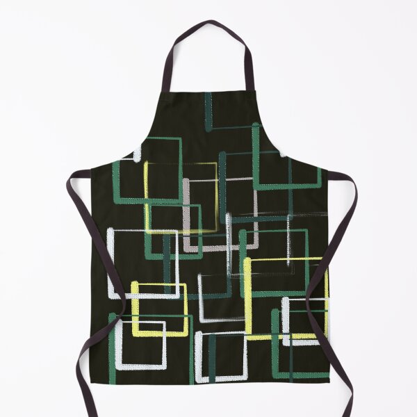 Item preview, Green Yellow Geometric Cube Square Oil Painting Abstract Art Modern Minimalist Wall Decor designed and sold by hopecope.