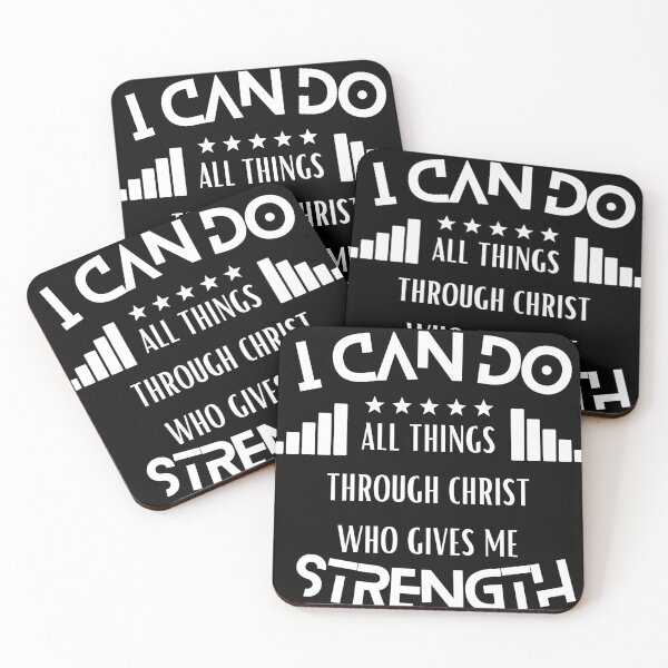 Item preview, I can do all things through Christ who gives me strength designed and sold by ThroughHisGrace.