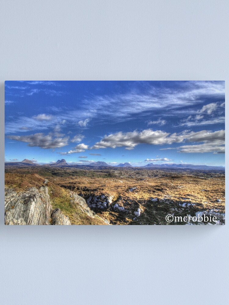 Alternate view of Assynt View Canvas Print