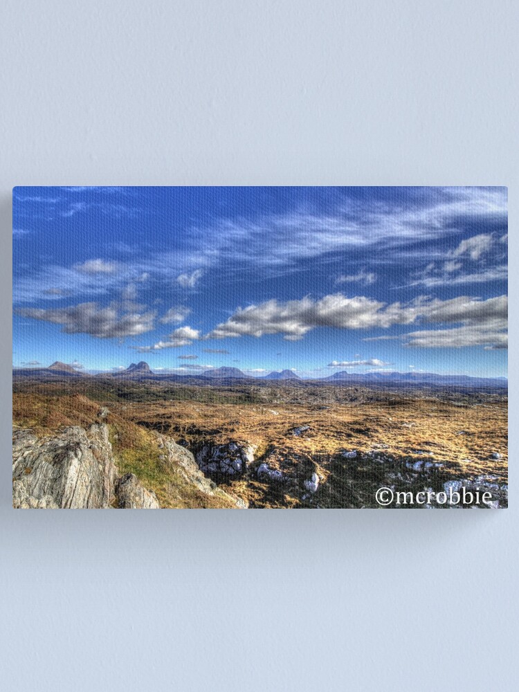 Alternate view of Assynt View Canvas Print
