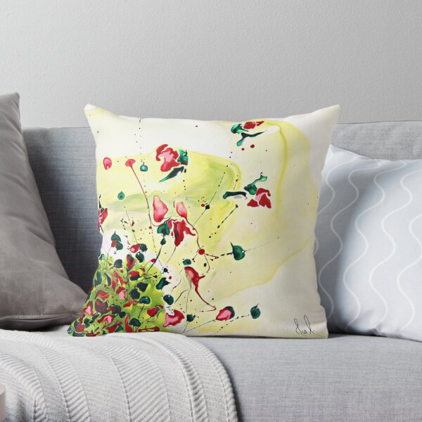 Floral Collection - Delicacy Throw Pillow