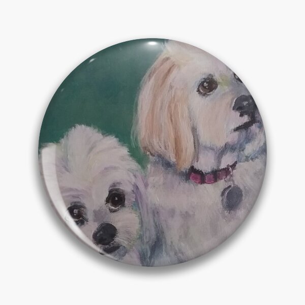 Item preview, Ash and Nellie the Maltese X designed and sold by PennyNolanArt.
