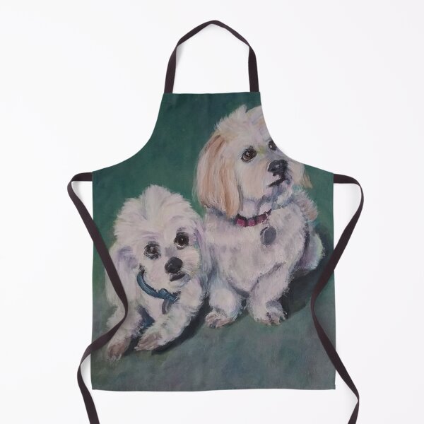 Item preview, Ash and Nellie the Maltese X designed and sold by PennyNolanArt.